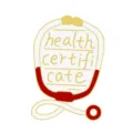 Red stethoscope enamel pin medical brooch health certificate badge fashion jewelry accessory - Stethoscope Shape