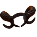 Gothic schwarzer Widderhorn Haarreif für Halloween Party, Cosplay Kostüm, dunkler Haarschmuck. - Haarreif Stil