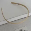 Acetate Non-slip Hair Hoop Wide Tooth Headband Daily Elegant Women Hair Accessories - Apricot Acetate Headband