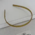 Minimalist brown acetate hairband with teeth anti-slip hair accessory for elegant women daily. - Dark Green Acetate Headband