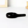 Black ceramic candle holder essential oil burner accessory minimalist design home decor. - Black