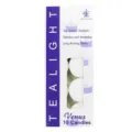 Paquete de 10 velas de te blancas sin perfume en caja velas de larga duración para hogar - 3 Horas 10 Pcs / Blanco