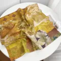 French yellow oil painting square scarf for women, elegant spring autumn neckerchief. - Dunhuang Desert Grid