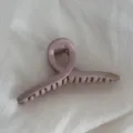 Large matte hair claw clip cloud design elegant hair grab clip for thick hair styling accessories - Hanger Gold-Labeled Hair Claw / Pink