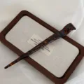 Chinese style tortoiseshell acetate hair stick elegant hair accessory for women daily commute. - Blue Coffee