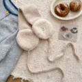 Gebreide oorkleppers winter warme sjaal pluche orenwarmers schattig gezellig stijlvol mode! - Beige