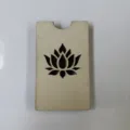 Modern wooden lotus business card holder desktop storage box card organizer elegant decor - Lotus Style 2