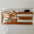 Holz WiFi Passwort Schild Wandbehang mit Stift für Büro und Heimdekoration Design - Mit Stift