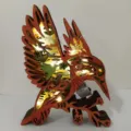Veilleuse colibri 3D en bois multicouche découpe laser lampe de table d'animal déco de printemps. - Colibri avec Lumière