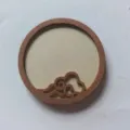 Marco de bordado de madera redondo DIY miniatura aro de madera colgante suministros manualidades - 8*8 Doble Capa Placa Base Gruesa Redondo Estilo 1
