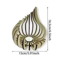Bougeoir DIY en bois avec design creux créatif, base de chauffe-plat lotus 16.5x15cm. - Bois Naturel 1