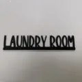 Panneau en bois noir Laundry Room decoration de porte murale lettre ornement - Ornement à angle droit de cadre de porte Style 10