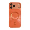 Funda de telefono magnetica naranja acabado mate cubierta protectora anticaida para movil - Para iPhone 17 / Naranja