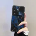 Μαγνητική θήκη τηλεφώνου για Samsung S26 Ultra με περιστρεφόμενη βάση δακτυλίου 360 μοιρών - Περιστρεφόμενη Υφή CD 360 / Για S26 / Μαύρο