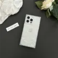 Square Iridescent Shell Texture Phone Case Compatible with iPhone Drop-proof Cover Detail View - Square Shell Texture Colorful / iPhone16