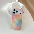 Kleurrijke gemarmerde magnetische telefoonhoes voor iPhone, stijlvolle shell textuur beschermhoes. - Voor iPhone 16 / Graffiti Schelp Geschilderd