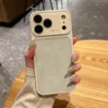 Funda de teléfono de cuero retro de otoño compatible con iPhone 16 Pro Max estilo - 14promax / Blanco Roto