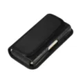 Black nylon mobile phone waist bag horizontal holster belt loop pouch case for men - Universal Within 154mm Length / Black