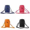 Borsa a tracolla universale in pelle PU per smartphone con cinghia e tasca in colori vari. - Colori Assortiti