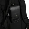 Fondina per telefono in pelle nera, marsupio a doppio scomparto per uomo - Variante - Modello Nero Piccolo / Per Telefoni da 4.7-5.5 Pollici