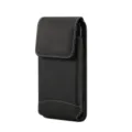 Étui de téléphone vertical universel pour homme, tissu Oxford durable et étui de ceinture. - 4.7-5.2 Pouces / Noir