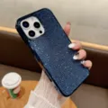 Scopri i dettagli esclusivi di questa cover protettiva blu brillante decorata con strass. - Blu
