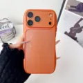 orange magnetic phone case wasp waist drop proof protective cover for iphone 16 pro max - Orange
