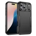 Fundas protectoras robustas compatibles con iPhone, carcasa trasera antichoque color negro - iPhone 17 Pro Max / Negro + Negro