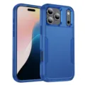 Carcasa protectora robusta azul para teléfono móvil antichoque con protección de cámara. - iPhone 17 Pro Max / Azul Real y Azul Real