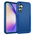 Funda protectora robusta con diseño de doble capa a prueba de golpes y recortes precisos de cámara. - Azul Real y Azul Real