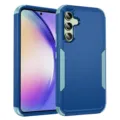 Detalle de la funda protectora resistente de doble capa con recortes precisos y... - Azul Real y Verde Grisáceo