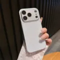 Glitter large window phone case detail view, compatible with iPhone series, stylish protection. - For 13Pro / Silver