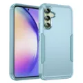 Vista detallada de la funda protectora híbrida robusta con diseño de doble capa antichoque. - A54 5G / Verde Grisáceo y Verde Grisáceo