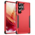 Funda protectora robusta con diseño anticaída y recortes precisos de cámara para uso diario. - Rojo y Negro / S25Ultra