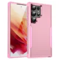 Funda de protección robusta rosa para Samsung Galaxy Ultra, carcasa antichoque total - Verde Grisáceo y Rosa / S25Ultra