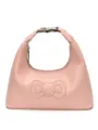 Pink women shoulder bag cute bow handbag stylish underarm bag elegant purse daily use - Pink
