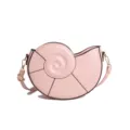 Pink conch shape crossbody bag cute women shoulder bag stylish casual handbag variant - Pink