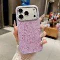 Luxury glitter rhinestone phone case for iPhone 17 Pro Max 16 15 14 protective cover sparkle - iPhone 17 Pro Max / Purple