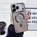 Diamond gradient love glitter phone case with camera protection and exquisite details. - Gradient Gold (Glitter + Lens Film) / iPhone 11