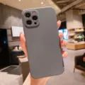 Coque de téléphone texturée sable fin, étui de protection uni montrant les détails. - Pour iPhone XR / Gris sidéral