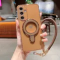 Θήκη κινητού Samsung Galaxy με μαγνητική βάση δαχτυλιδιού και κομψό λουράκι καρπού. - Έρημος