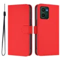 Rode PU leer flip portemonnee telefoonhoesje met magnetische sluiting en polsbandje voor Nokia HMD Pulse. - Voor Nokia X30 5G / Rood