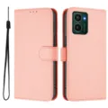 Roze PU lederen portemonnee telefoonhoesje met koord en magneetsluiting voor Nokia HMD Pulse Pro - Roze