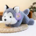 Cute husky plush toy cute stuffed animal puppy doll soft home car decor gift toy - Husky / 20cm