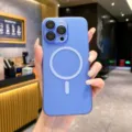 Matte Ice Mist MagSafe Phone Case Compatible with iPhone 17 Pro Max Ultra-Thin Hard Cover - iPhone16PROMAX / Sierra Blue