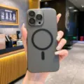 Frosted Magnetic Phone Case for iPhone, Slim Matte MagSafe Compatible Protective Cover - iPhone16PROMAX / Black