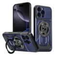 Rugged magnetic phone case with ring stand and camera protection cover for ultimate drop defense. - Sapphire Blue / Mate 70 Pro Plus