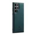 Étui portefeuille en cuir magnétique housse détachable pour Samsung Galaxy S24 Ultra - Coque Seule - Vert / S25 ULTRA