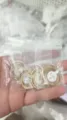Bague triple anneau diamants femme variante, bijou exquis en acier au titane de mode - Taille US 6 | Taille HK 13 | Circonférence 52mm / Or