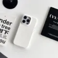 Niche solid color leather texture phone case for Apple iPhone 15 14 Pro full protective cover - White / iPhone 13